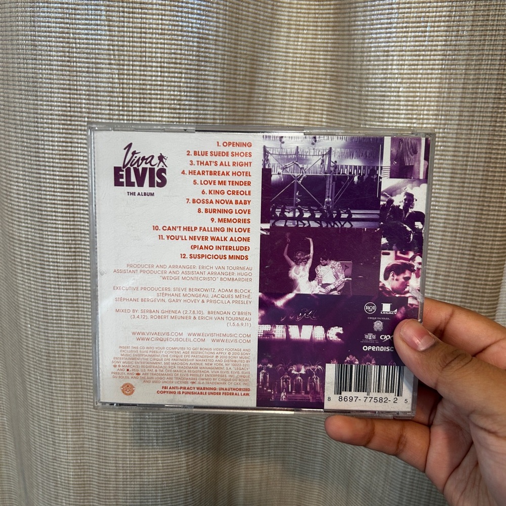 Adidas Purple and White Viva Elvis CD - Picture 4 of 4